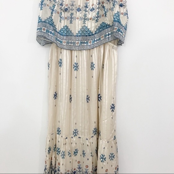 New Joie Sorne Silk Popover Maxi Dress - Picture 6 of 8